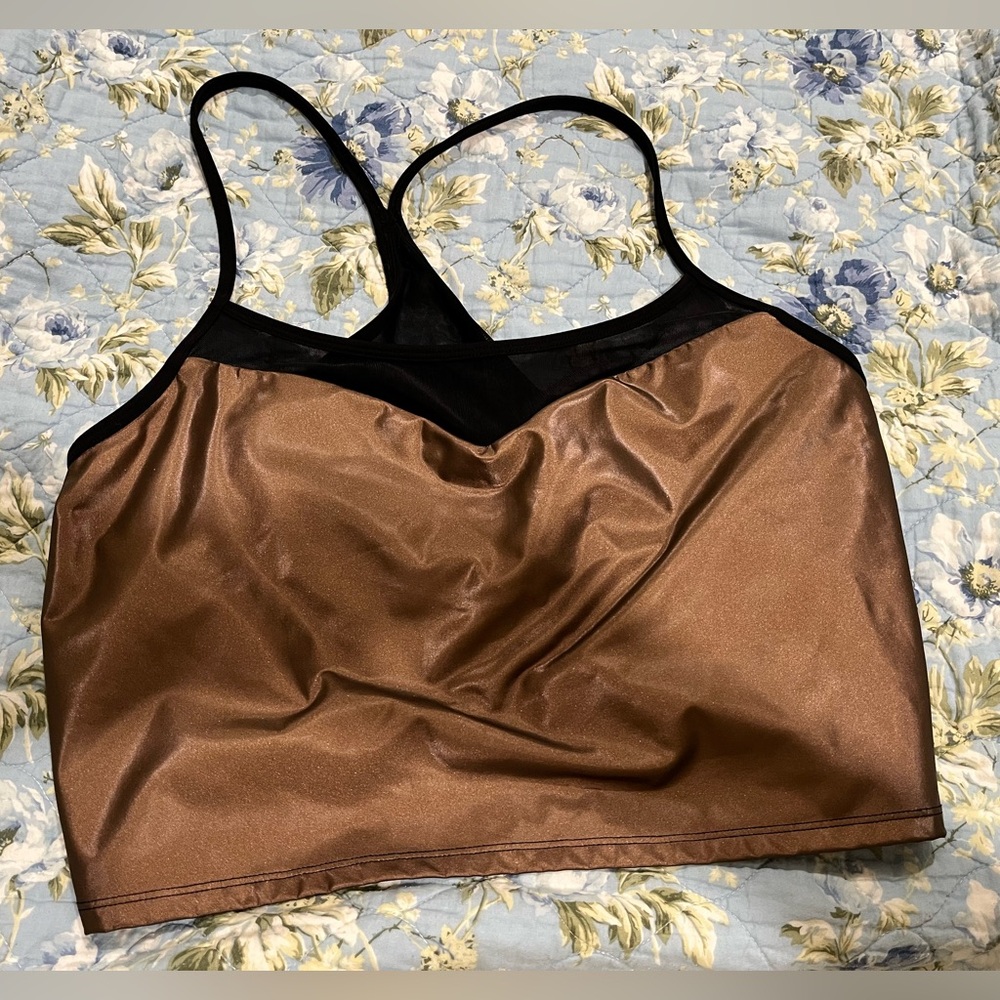 Bronze Fabletics Sports Bra